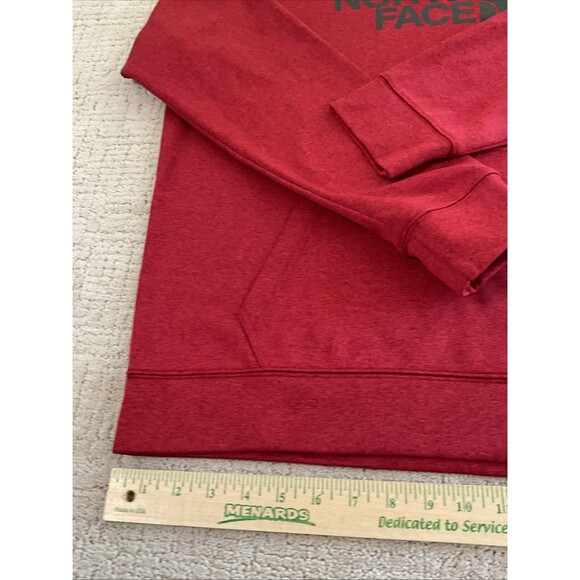 The North Face Hoodie Sweatshirt Mens Large Red Graphic Fleece Pullover Outdoor. - Picture 6 of 11